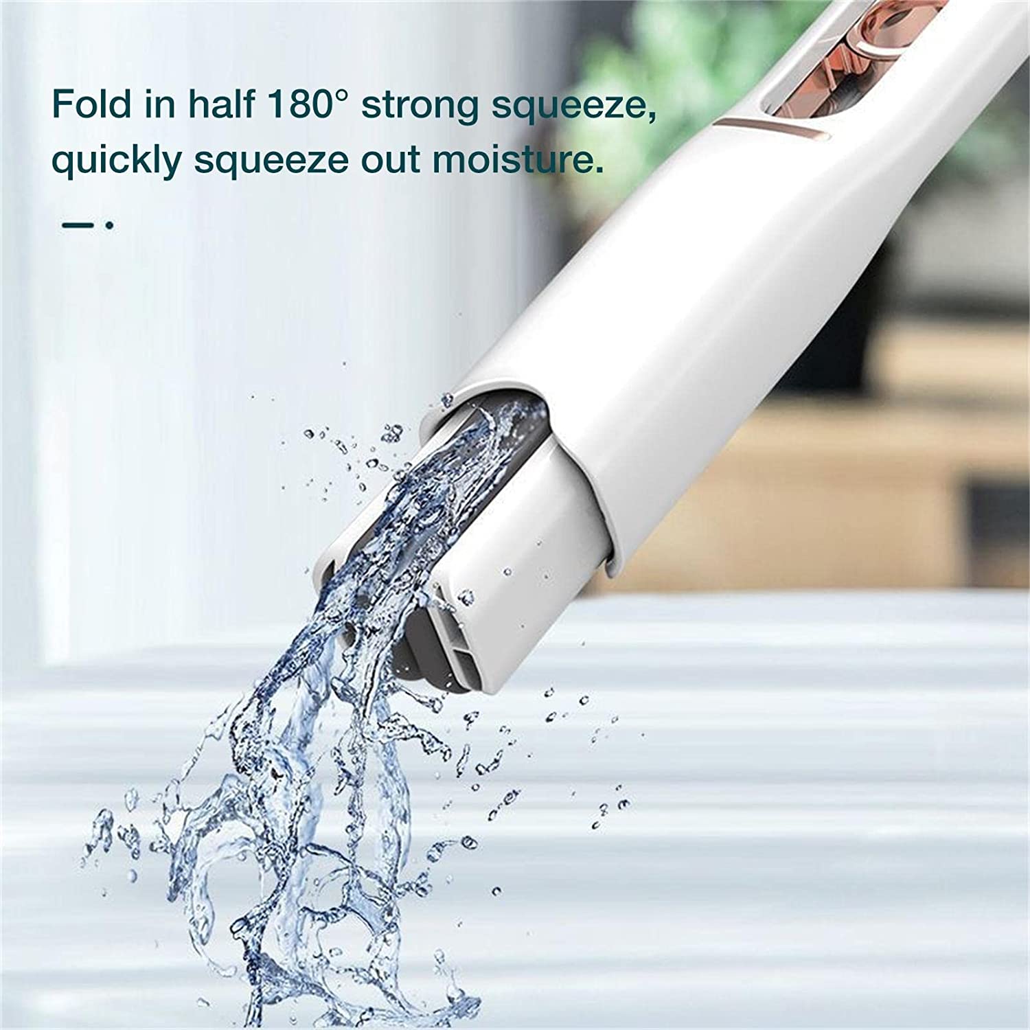 4707 Portable Self-Squeeze Short Mop, Mini Hand Wash-Free Strong Absorbent Mop with 1 Cotton Head, Cleaning Sponge For Bathroom Kitchens Table 4707 Portable Self-Squeeze Short Mop, Mini Hand Wash-Free Strong Absorbent Mop with 1 Cotton Head, Cleaning Sponge For Bathroom Kitchens Table